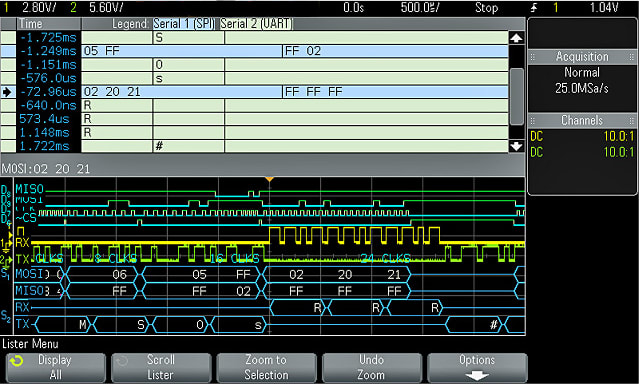 Agilent DSOX3COMP Computer Serial Triggering and Analysis (RS232/UART)