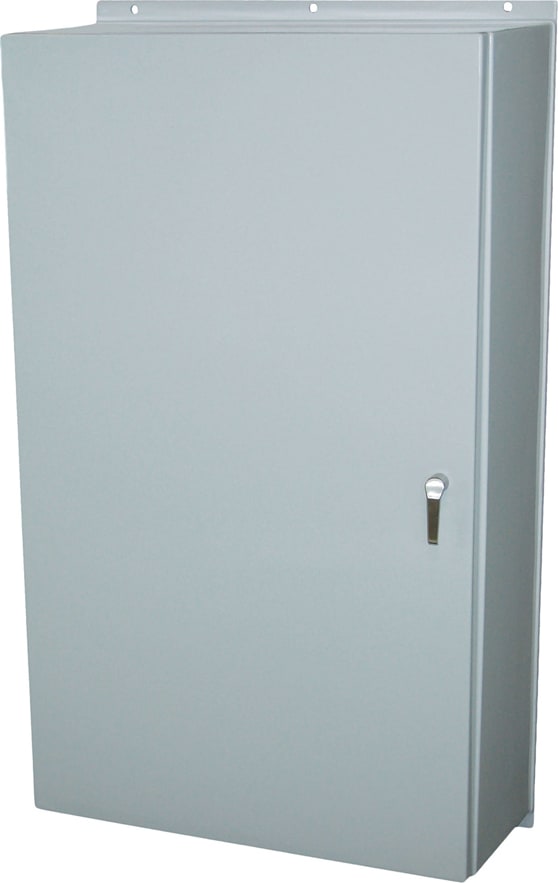 Allied Moulded AM603616L3PT 60" x 36" x 16" Wall Mount Fiberglass Enclosure