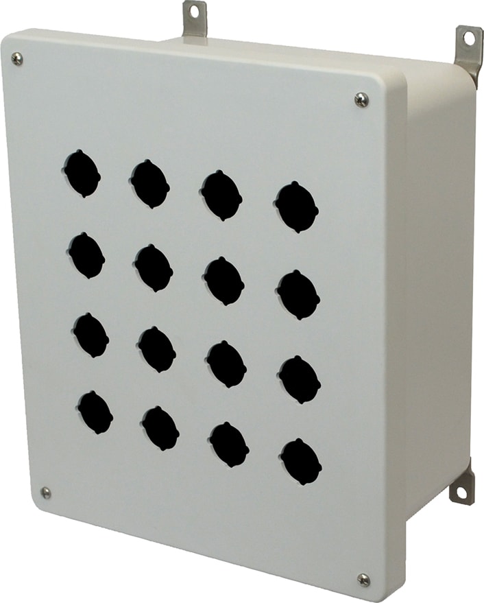 Allied Moulded AM1206P16 Lift-Off 4-Screw Solid/Opaque Cover (16 x 30.5 mm PB Hole Size) 
