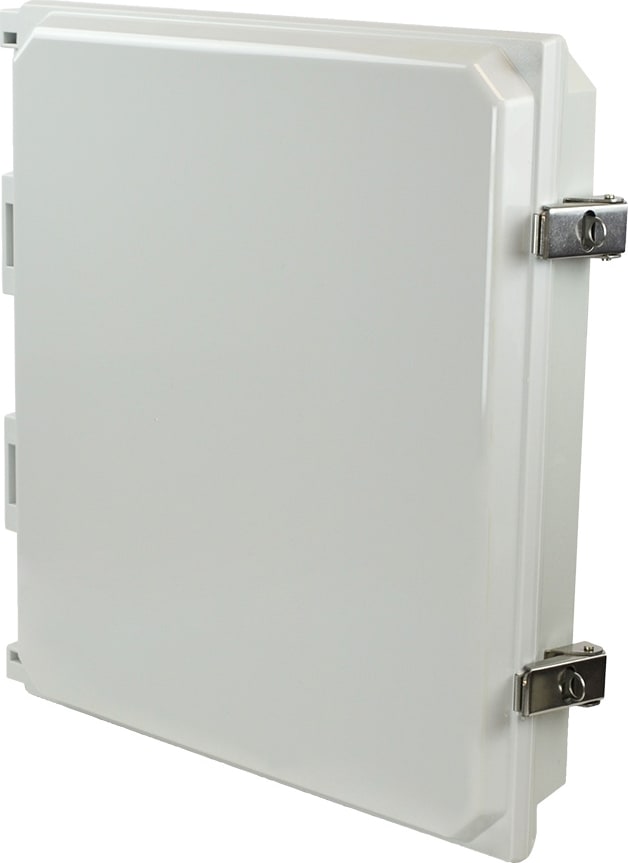 Allied Moulded AMHMI142L Metal Snap Latch Hinged Solid/Opaque Cover 14" x 12" HMI Cover Kit