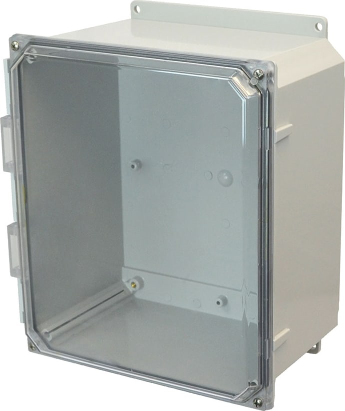 Allied Moulded AMP1226CCF - Polycarbonate wall mount enclosure