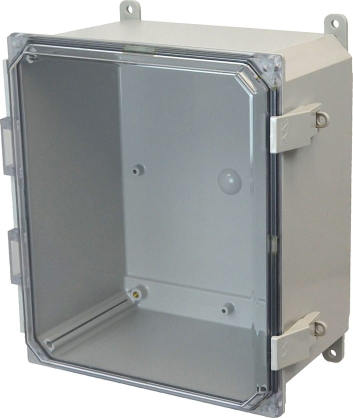 Allied Moulded AMP1226CCNL - Polycarbonate wall mount enclosure
