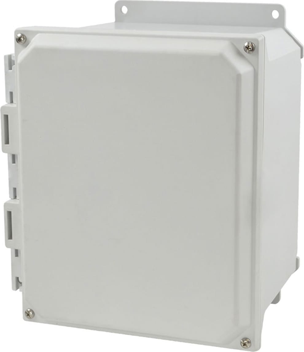 Allied Moulded AMU108 Nonmetal Flange Fastened to Back Side Brass Inserts