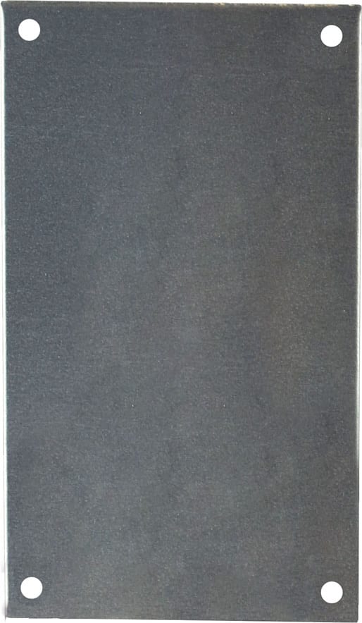 Allied Moulded PA94 Aluminum Back Panel - 9 x 4
