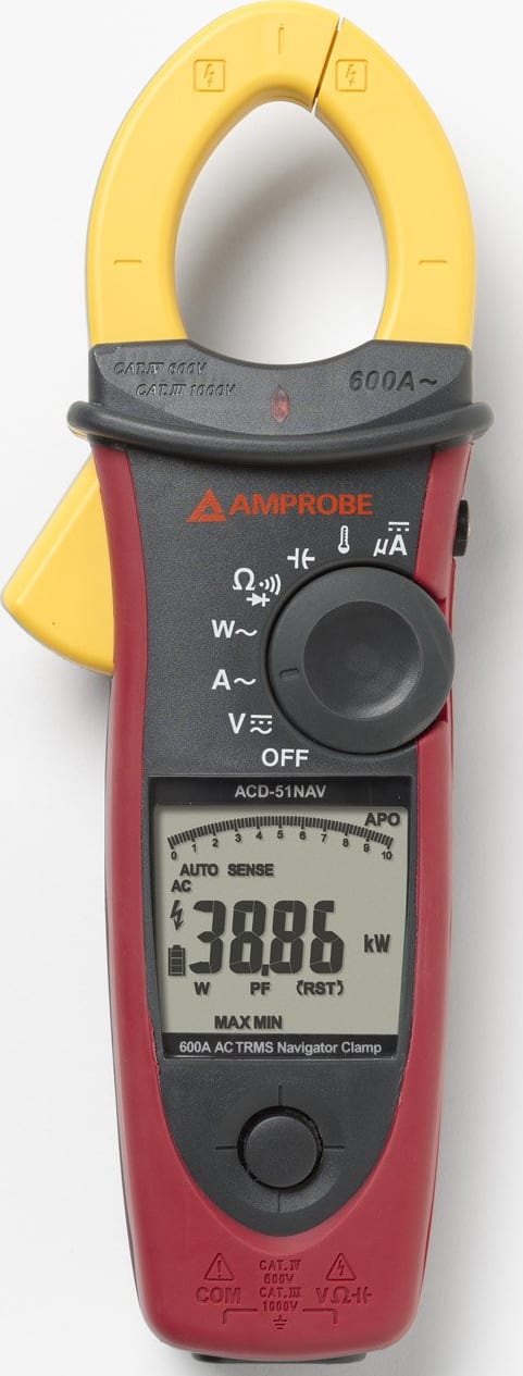 Amprobe ACD-51NAV 600A AC TRMS Navigator Clamp