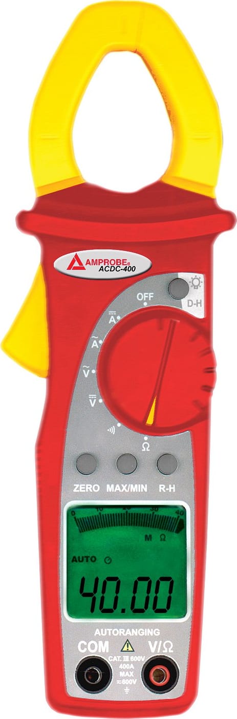 Amprobe ACDC-400 TRMS Digital Clamp Multimeter 400A AC/DC