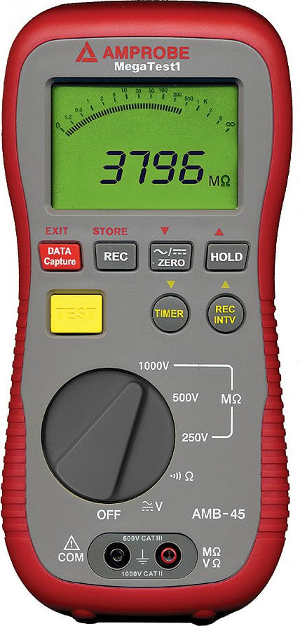 Amprobe AMB-45 Digital Megohmmeter Insulation Resistance Tester