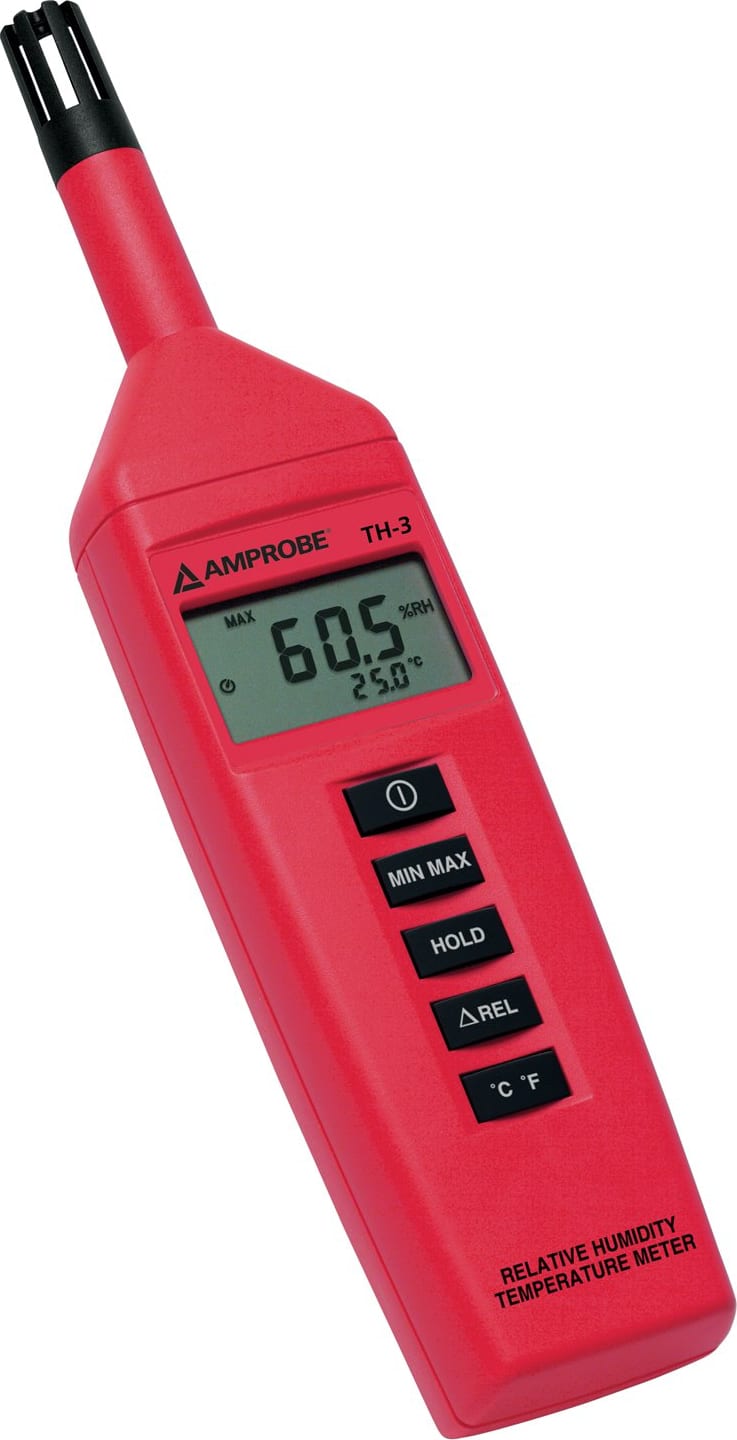 Amprobe TH-3 Relative Humidity Temperature Meter