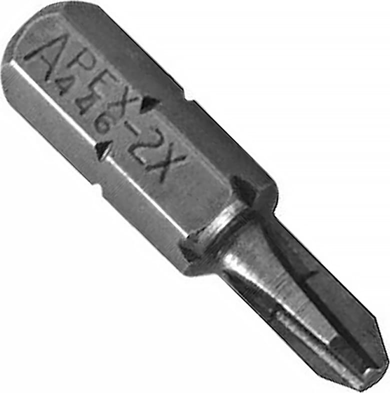 Apex BitsTorque 44622TX Phillips Insert Bit, 2, 1/4" Hex Drive, 1