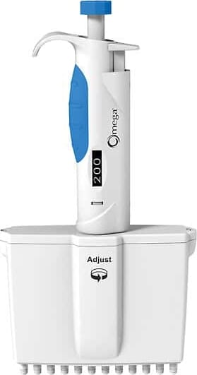Argos 24501-24 - Omega 12 Channel Mechanical Adjustable-Volume Pipette