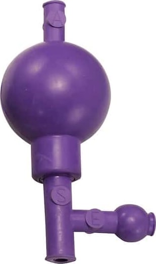 Argos Bulb Pipette Filler Purple