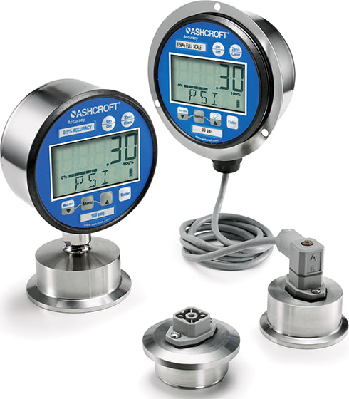 Ashcroft-2030-Series-Sanitary-Digital-Pressure-Gauge