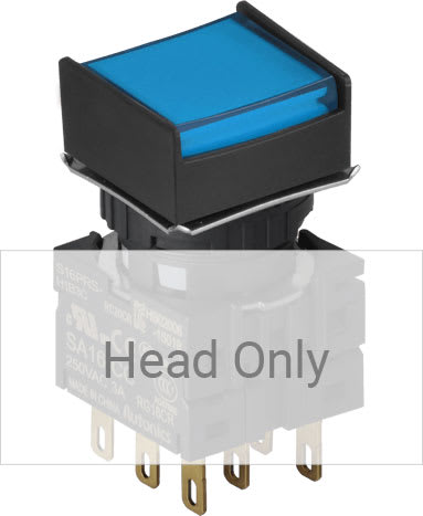 Autonics S16PRS Series Square Type Push Button (Head Only)