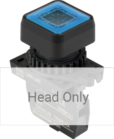 Autonics L2RR-L4B Pilot Lights - Flat Squared Head