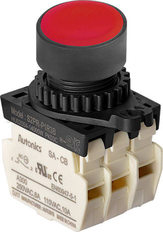 Autonics S2PR-P1R3B 22-25 mm Push Button Switches