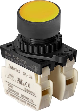Autonics S2PR-P1Y2B 22-25 mm Push Button Switches