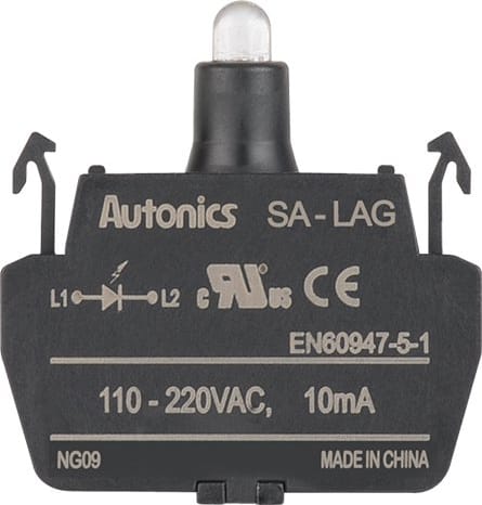 Autonics SA-LAB LED Blocks for 22-25, 30, 30 mm Control Switches