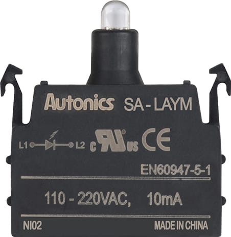 Autonics SA-LAYM LED Blocks for 22-25, 30, 30 mm Control Switches
