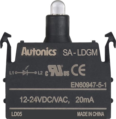 Autonics SA-LDGM LED Blocks for 22-25, 30, 30 mm Control Switches