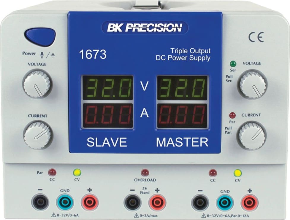 BK Precision - Quad Display Triple Output DC Power Supply