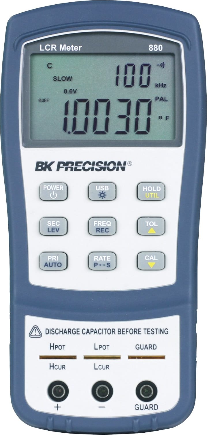 BK 880 Count Dual Display Handheld LCR Meter