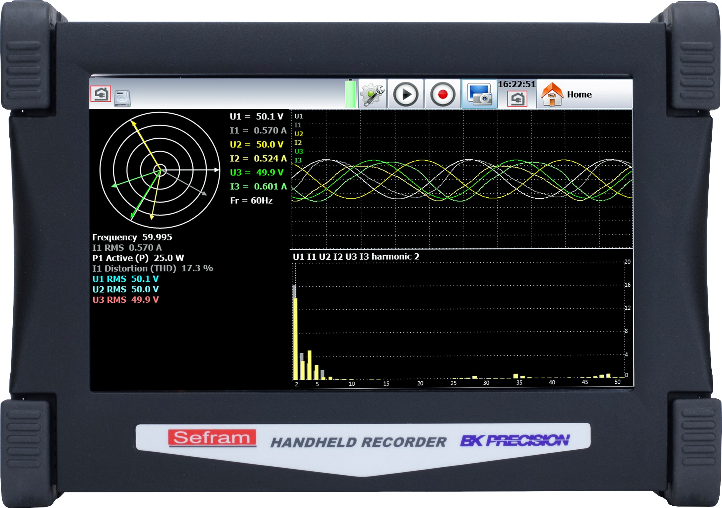 BK Precision DAS50 - 4 Channel High Speed Multi-Function Data Recorder