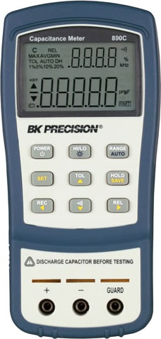BK Precision 890C Dual Display Handheld Capacitance Meter