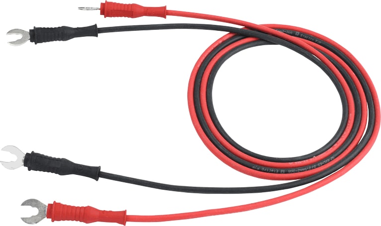 BK TLPWR31 100 cm Premium Spade Connector Test Lead Set