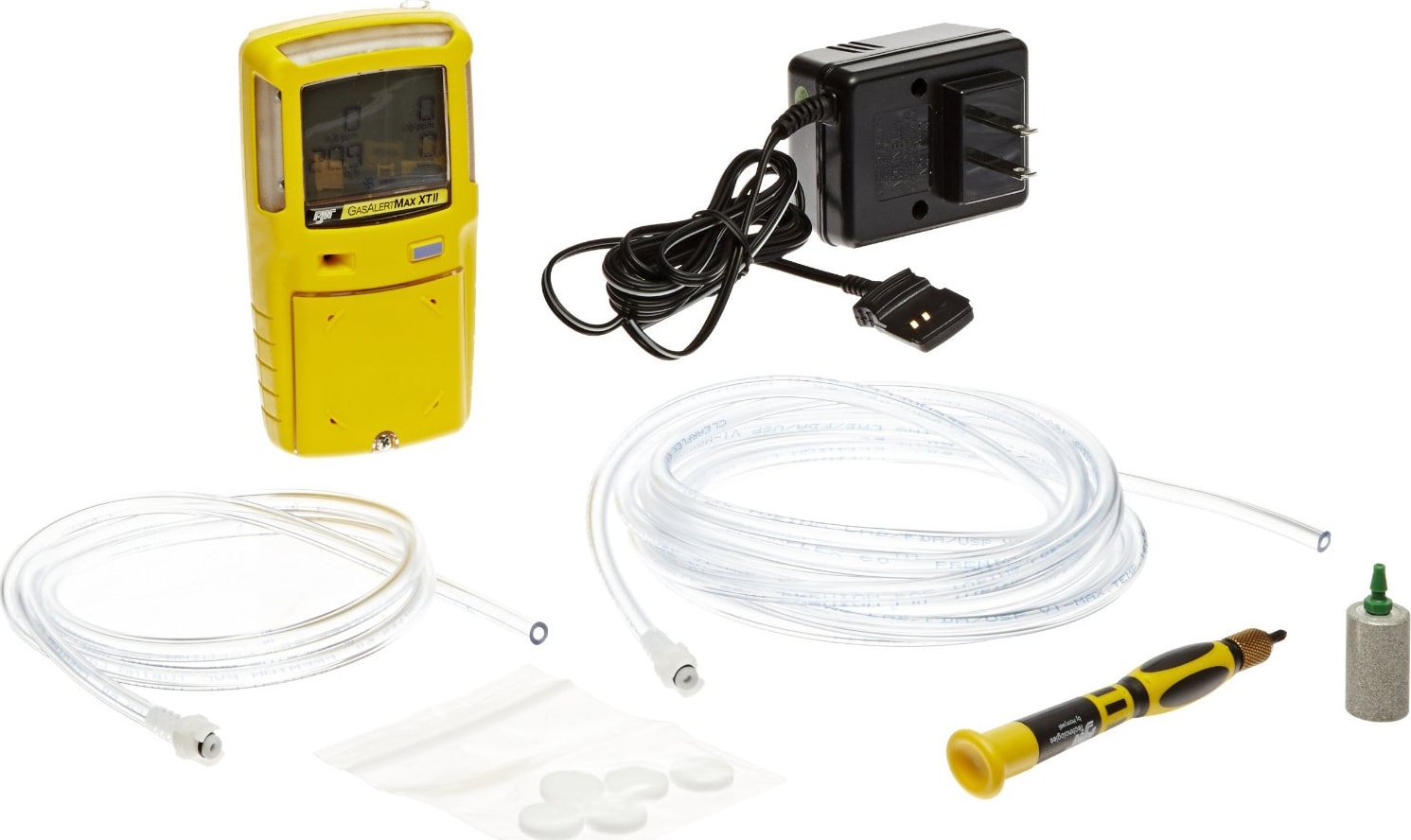 BW XT-XW (Yellow) GasAlertMax XT II 4-Gas Detector with Pump, Combustible, O2, H2S and CO, Yellow