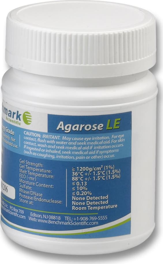 Benchmark Agarose LE 100g High Performance, General Purpose Agarose