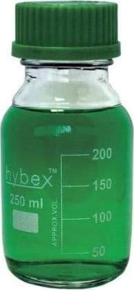 Benchmark B3000-250-G - Hybex Media Storage Bottle, Green Cap