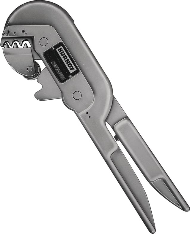 Burndy MR4C - Full Cycle Ratchet Crimper, #9-#4 AWG Uninsulated