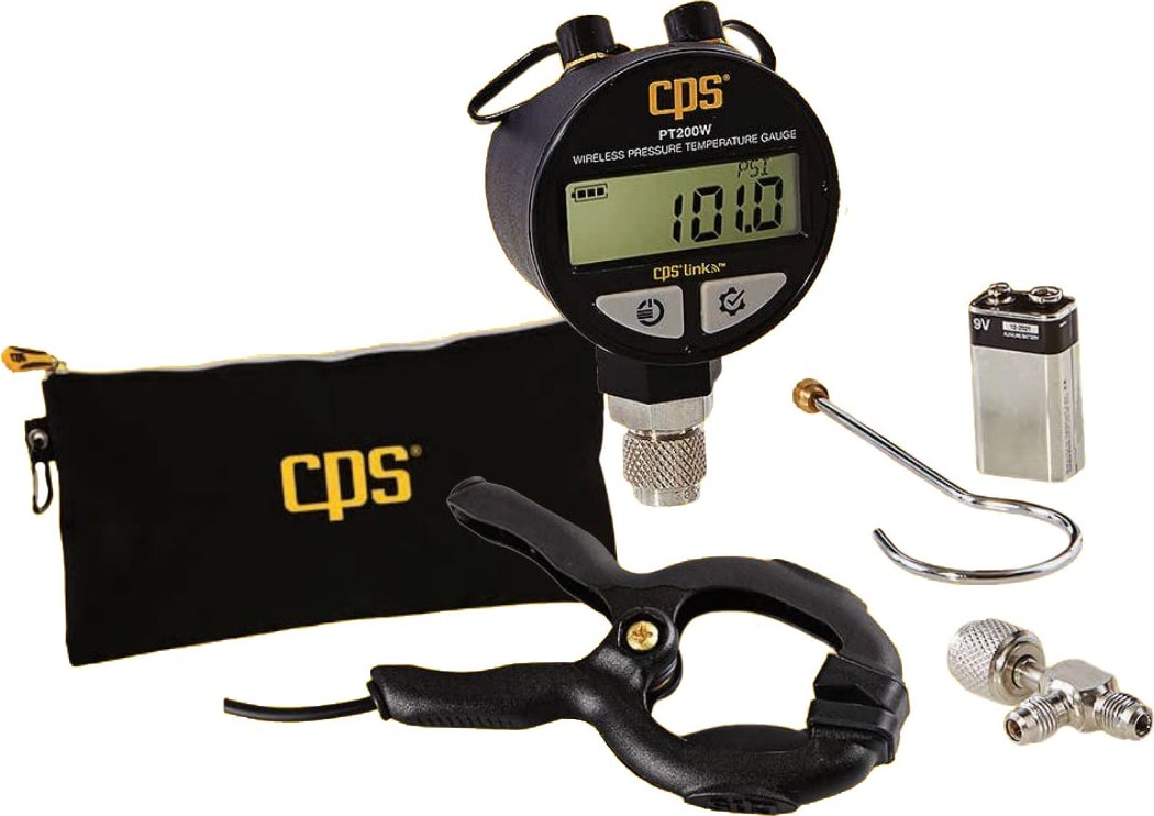 CPS PT200W Wireless Pressure and Temperature Gauge