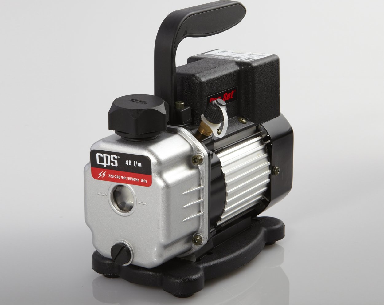 CPS VPC2SE Pro Set Single Stage Vacuum Pump, 2 CFM, 220V/50Hz