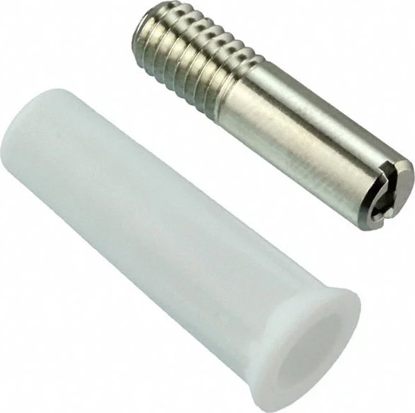 Cal Test CT2215-9 4mm Jack, DIY Screw - White