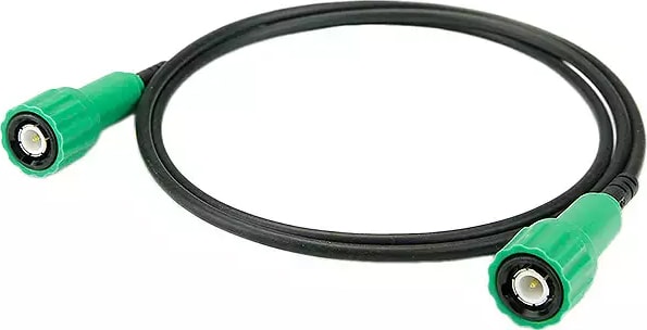 Cal Test CT2417-100-5 Ins BNC(m) Cable Assy - 50ohm, 100cm, Green