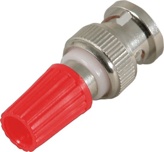 Cal Test CT3161-2 Adapter, BNC (m) to 4mm Binding Post - Red