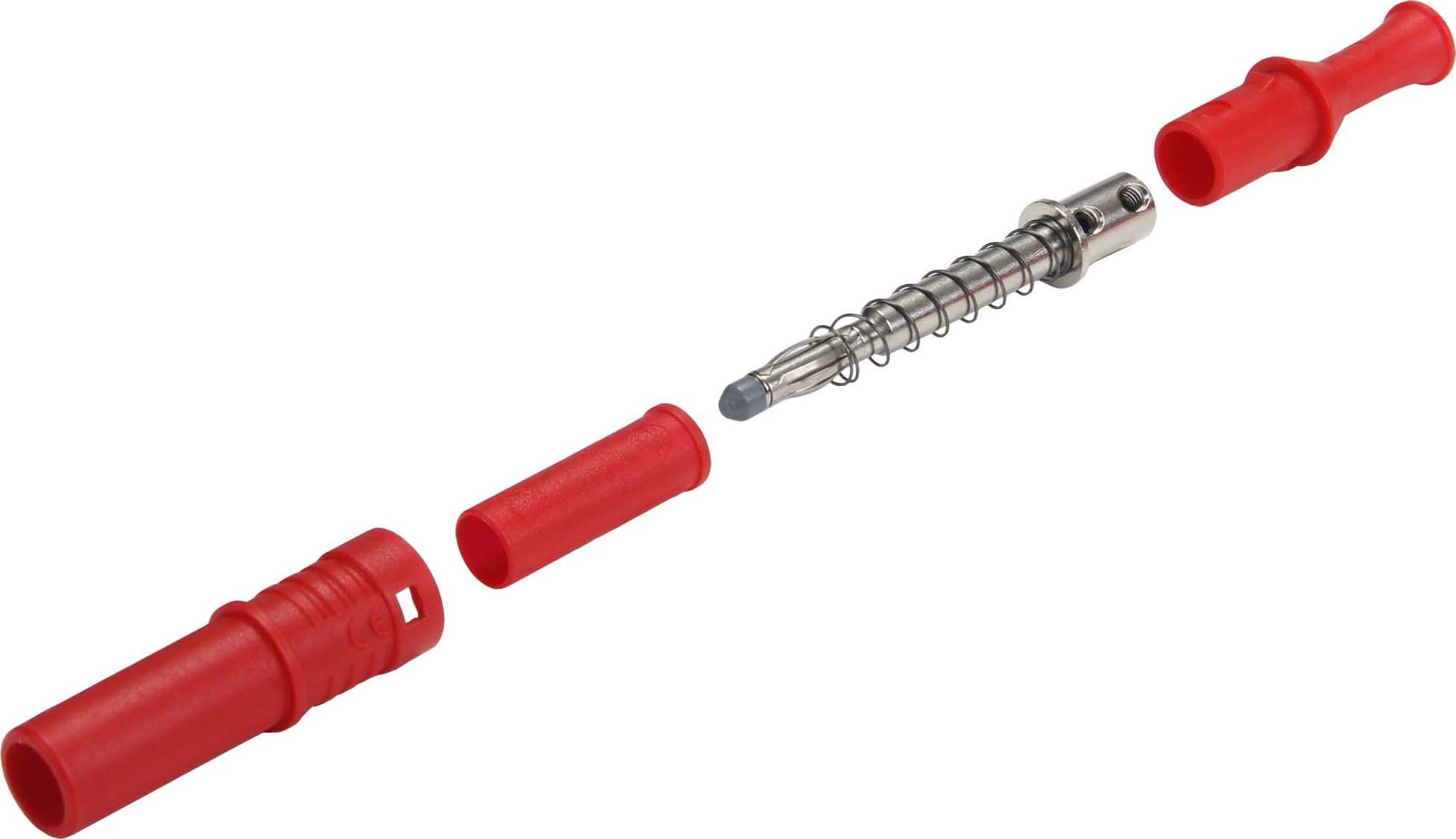 Cal Test CT3201-S-2 Banana Plugs 4mm Retractable Sleeve