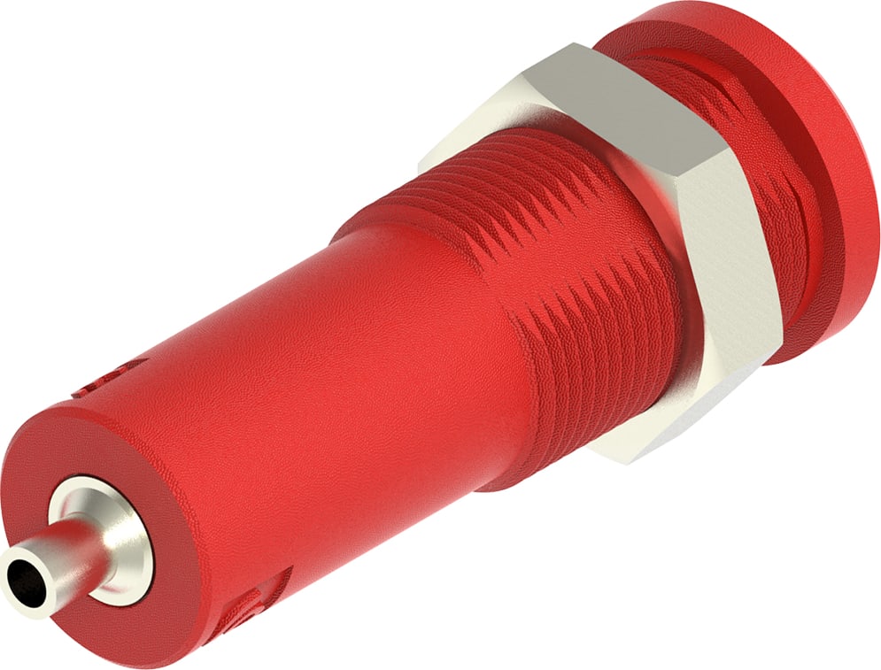 Cal Test Red CT4006  4mm Sheathed Banana Jack