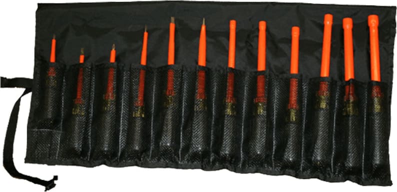 Cementex TR-12NDSD Insulated 12Pc Nutdriver/Screwdriver Kit