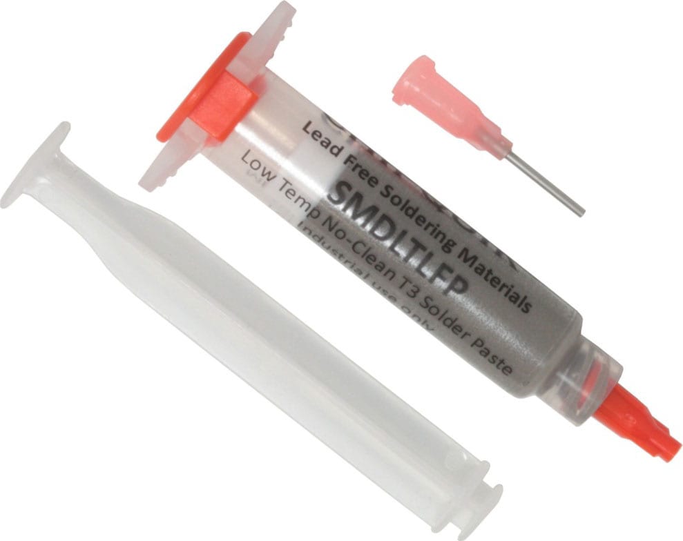Chip Quik SMDLTLFP - Lead Free Sn42/Bi57.6/Ag0.4 Solder Paste / No Clean, 15 Grams, T3
