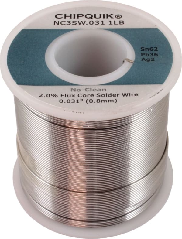 thumbnail image 2 of Chip Quik NC2SWLF.020 0.3OZ - LF Solder Wire Mini Pocket Pack 99.3/0.7... 2 of 11