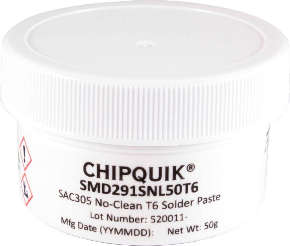 Chip Quik SMD291SNL50T6 - Solder Paste in jar 50g