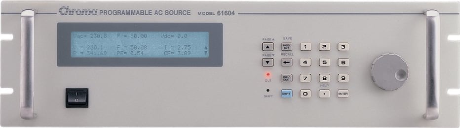 Chroma 61600 Series Programmable AC Power Source