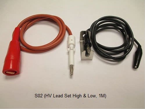 Chroma S02 HV Lead Set, High and Low, 1 Meter