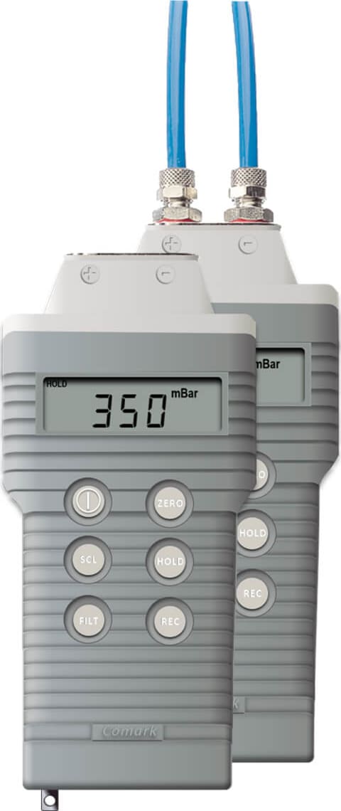 Comark C9553 - Dry Use Pressure Meter, 0 to 350mbar