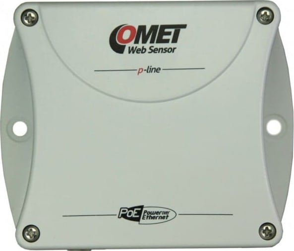 Comet P8611 - Web Sensor with PoE, One Channel Remote Thermometer Hygrometer