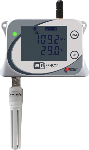 Comet W7710 - Wifi Temperature, Humidity, and Pressure Sensor with Integrated Probe