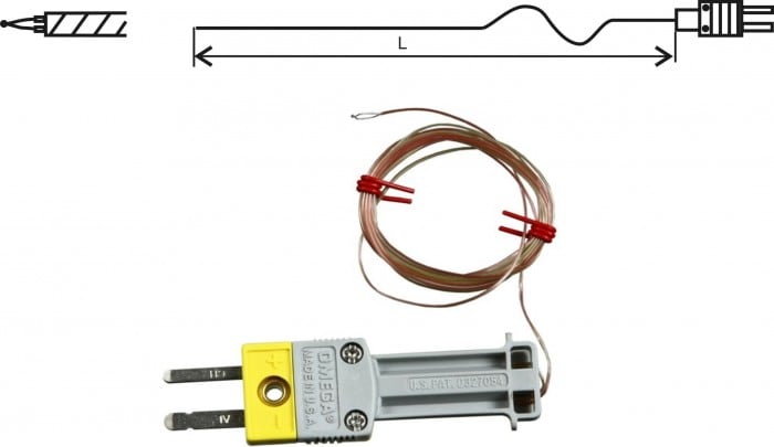 Comet GD260-1 Thermocouple "K" Wire Probe 1m