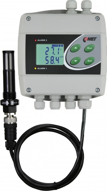 Comet H3531P Compressed-Air Thermometer Hygrometer with Ethernet Interface and Relays